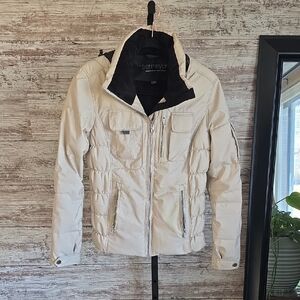 Obermeyer Ivory Leighton Luxe Jacket Womens Size 14
